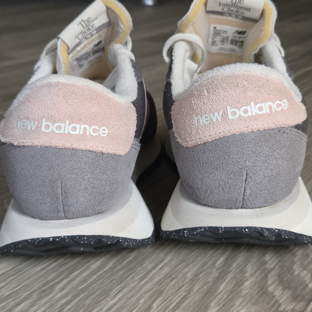 New Balance 237 Women's US 7.5 Casual Lace Up Shoes Sneakers Gray Pink - Picture 4 of 14